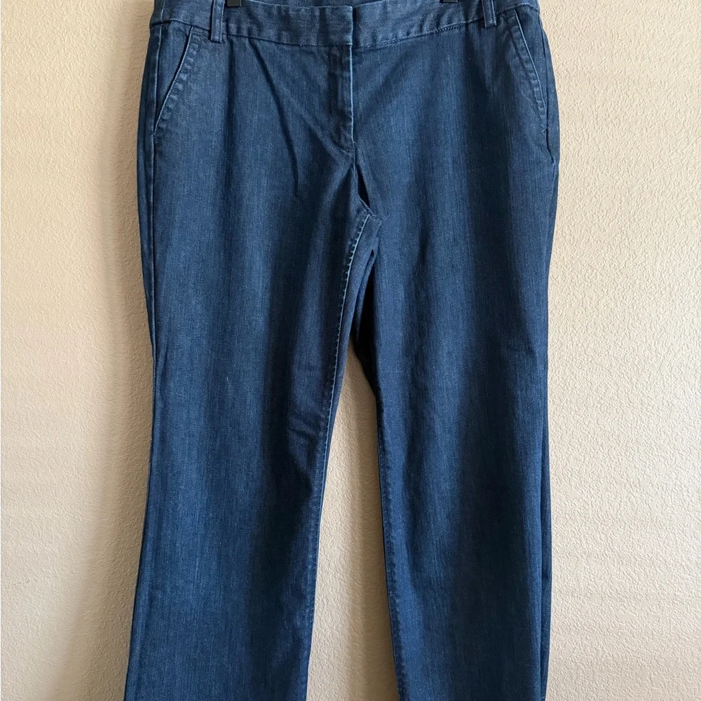 J. Crew Dark Indigo City Fit Jeans Size 16